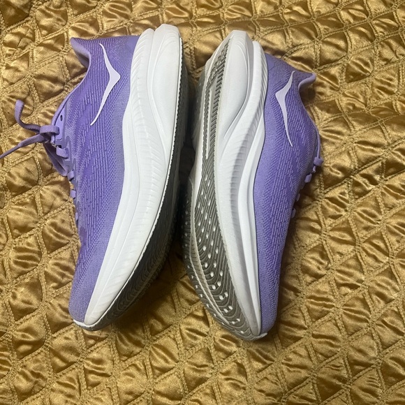Hoka Lavender and White Athletic Sneakers - Picture 3 of 6